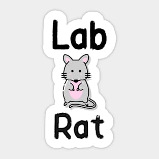 Lab Rat Life Sticker